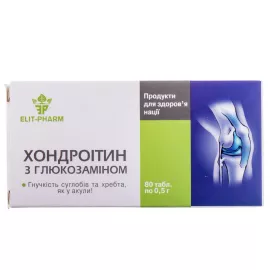Хондроитин с глюкозамином, таблетки 0.5 г, №80 | интернет-аптека Farmaco.ua