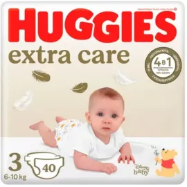 Huggies Extra Care, подгузники детские, размер 3, №40 | интернет-аптека Farmaco.ua