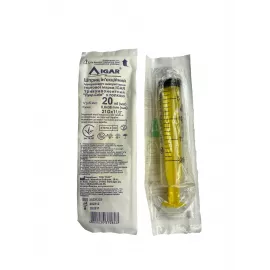 Igar, шприц, трикомпонентний, з голкою Луєр Сліп, 20 мл, 0.8 х 38 мм | интернет-аптека Farmaco.ua