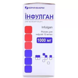 Інфулган, розчин для інфузій, 10 мг/мл, 1000 мг, флакон 100 мл | интернет-аптека Farmaco.ua