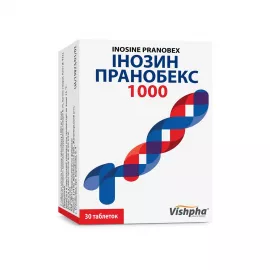 Инозин Пранобекс, таблетки 1000 мг, №30 | интернет-аптека Farmaco.ua