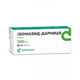 Ізоніазид-Дарниця, таблетки, 0.3 г, №50 | интернет-аптека Farmaco.ua