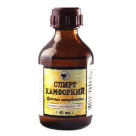 Камфорний спирт, 40 мл, 10% | интернет-аптека Farmaco.ua