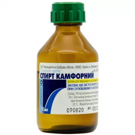 Камфорний спирт, 40 мл, 10% | интернет-аптека Farmaco.ua