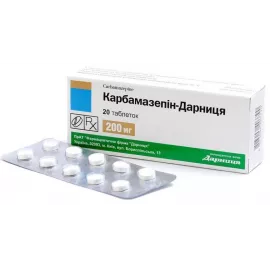 Карбамазепин-Дарница, таблетки, 200 мг, №20 | интернет-аптека Farmaco.ua