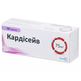 Кардисейв, таблетки покрытые оболочкой, 75 мг, №50 | интернет-аптека Farmaco.ua