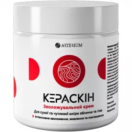 Кераскін, крем для зволоження обличчя та тіла, для сухої та чутливої шкіри, банка 400 мл | интернет-аптека Farmaco.ua