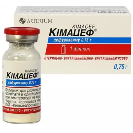 Кімацеф®, порошок для приготування розчину для ін'єкцій, флакон 0.75 г | интернет-аптека Farmaco.ua