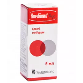 Комбінил® Дуо, краплі очні/вушні, флакон 5 мл | интернет-аптека Farmaco.ua