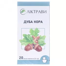 Кора дуба, фільтр-пакет 2.5 г, №20 | интернет-аптека Farmaco.ua