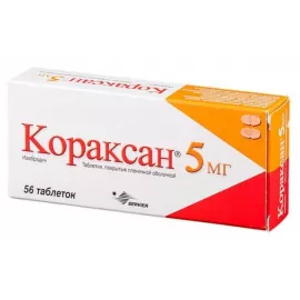 Кораксан, таблетки покрытые оболочкой, 5 мг, №56 | интернет-аптека Farmaco.ua
