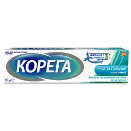 Корега Экстра сильный, крем для фиксации протезов, 40 г | интернет-аптека Farmaco.ua