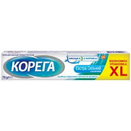 Корега Экстра сильный, крем для фиксации протезов, 70 г | интернет-аптека Farmaco.ua