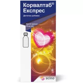 Корвалтаб Экспресс, капли, флакон 50 мл, №1 | интернет-аптека Farmaco.ua