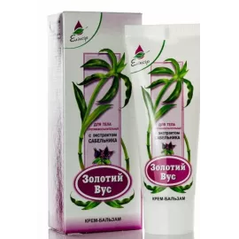 Золотой ус, крем-бальзам с сабельником, 75 мл | интернет-аптека Farmaco.ua