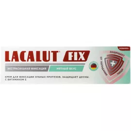 Lacalut Fix, крем для фіксації зубних протезів, м'ятний смак, 40 г | интернет-аптека Farmaco.ua