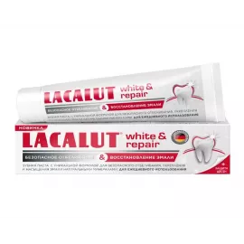 Lacalut White и Восстановление, паста зубная, 75 мл | интернет-аптека Farmaco.ua