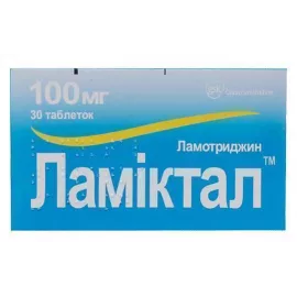 Ламиктал, таблетки, 100 мг, №30 | интернет-аптека Farmaco.ua
