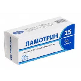 Ламотрин 25, таблетки, 25 мг, №60 (10х6) | интернет-аптека Farmaco.ua