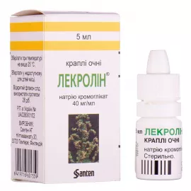 Лекролін®, краплі очні, флакон-крапельниця 5 мл, 40 мг/мл | интернет-аптека Farmaco.ua