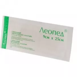 Леопед, пластир, хірургічний, стерильний, на нетканній основі, 9 см х 25 см, №1 | интернет-аптека Farmaco.ua