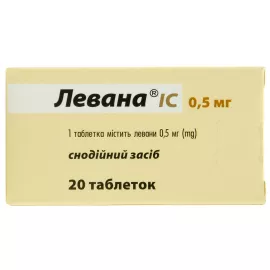 Левана ІС, таблетки, 0.0005 г, №20 | интернет-аптека Farmaco.ua