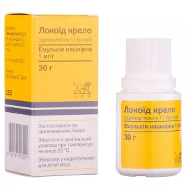 Локоид Крело, эмульсия накожная, 1 мг/г, флакон 30 г | интернет-аптека Farmaco.ua