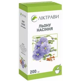 Льону насіння, дієтична добавка, пачка 200 г | интернет-аптека Farmaco.ua