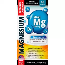 Магній Преміум Комплекс, капсули 892 мг, №60 | интернет-аптека Farmaco.ua