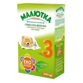 Малютка prem-3, сухая молочная смесь с пребиотиками и нуклеотидами, с 12 месяцев, 350 г | интернет-аптека Farmaco.ua