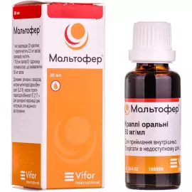 Мальтофер®, капли, флакон 30 мл, 50 мг/мл | интернет-аптека Farmaco.ua