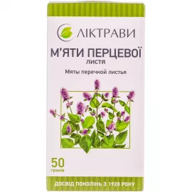 Мяты перечной лист, 50 г | интернет-аптека Farmaco.ua