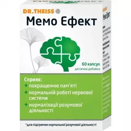 Мемо Эффект Др. Тайсс, капсулы, №60 | интернет-аптека Farmaco.ua