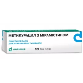 Метилурацил с мирамистином, мазь, туба 15 г | интернет-аптека Farmaco.ua