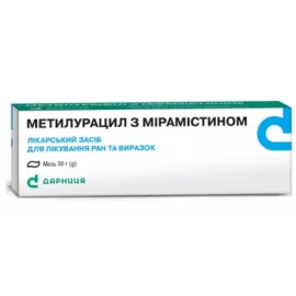 Метилурацил з мірамістином, мазь, туба 30 г | интернет-аптека Farmaco.ua