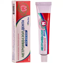 Метронідазол Дента, гель для ясен, туба 20 г | интернет-аптека Farmaco.ua