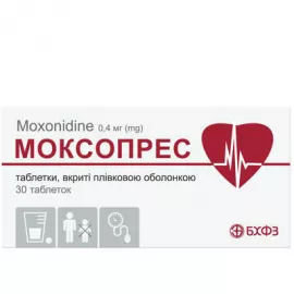 Моксопрес, таблетки покрытые оболочкой, 0.4 мг, №30 | интернет-аптека Farmaco.ua