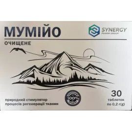 Мумійо очищене, таблетки, 0.2 г, №60 | интернет-аптека Farmaco.ua