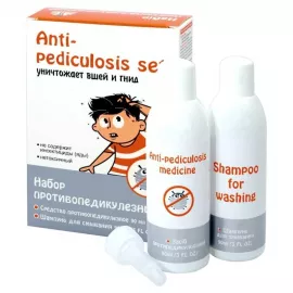 Набор противопедикулезный: средство + шампунь | интернет-аптека Farmaco.ua