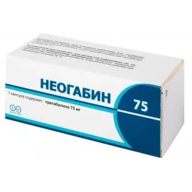 Неогабин 75, капсулы 75 мг, №30 (10х3) | интернет-аптека Farmaco.ua