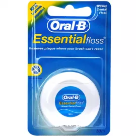 Oral-B Essential floss mint, нитка для зубів вощена, 50 м | интернет-аптека Farmaco.ua
