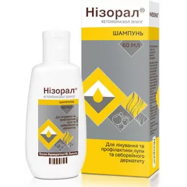Нізорал®, шампунь, флакон 60 мл, 2% | интернет-аптека Farmaco.ua