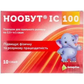 Нообут IC 100, порошок для орального розчину, саше 2.5 г, 100 мг/доза, №10 | интернет-аптека Farmaco.ua