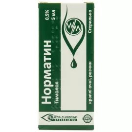 Норматин, краплі очні, флакон 5 мл, 0.5% | интернет-аптека Farmaco.ua
