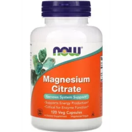 Now Foods Магнію Цитрат, капсули веганські, №120 | интернет-аптека Farmaco.ua