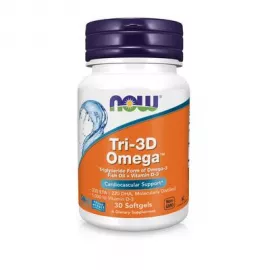 Now Foods Tri-3D Omega-3, капсулы мягкие, №30 | интернет-аптека Farmaco.ua