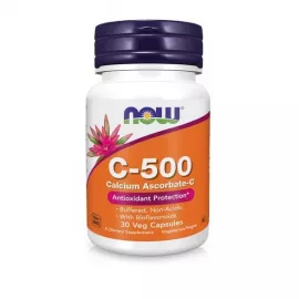 Now Foods Витамин С-500 Аскорбат Кальция, капсулы, №30 | интернет-аптека Farmaco.ua