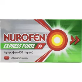 Нурофєн Експрес Форте, капсули 400 мг, №20 | интернет-аптека Farmaco.ua