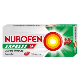 Нурофен Экспрес Ультракап, капсулы 200 мг, №10 | интернет-аптека Farmaco.ua