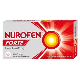 Нурофєн Форте, таблетки, 400 мг, №12 | интернет-аптека Farmaco.ua